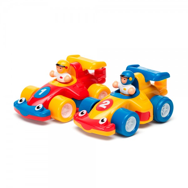2 voitures de course Turbo Twins - Wow Toys