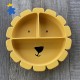 Assiette avec ventouse en silicone et compartiments Mr Lion - Trixie