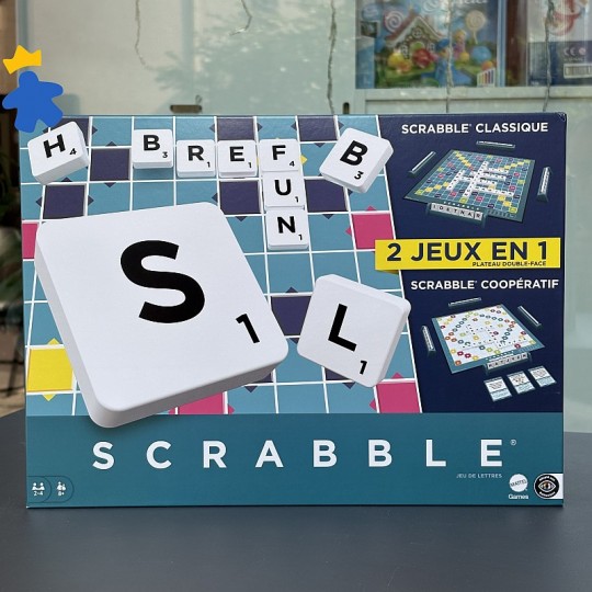 Scrabble Classique 2 jeux en 1 - Mattel Games