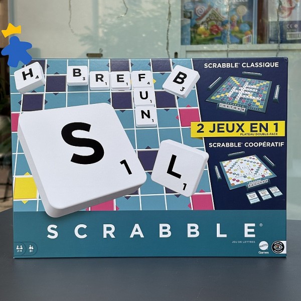 Scrabble Classique 2 jeux en 1 - Mattel Games
