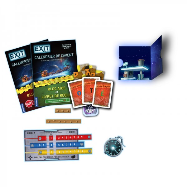 Exit : Calendrier de l'Avent - Course Intergalactique - Sortie le 11/9