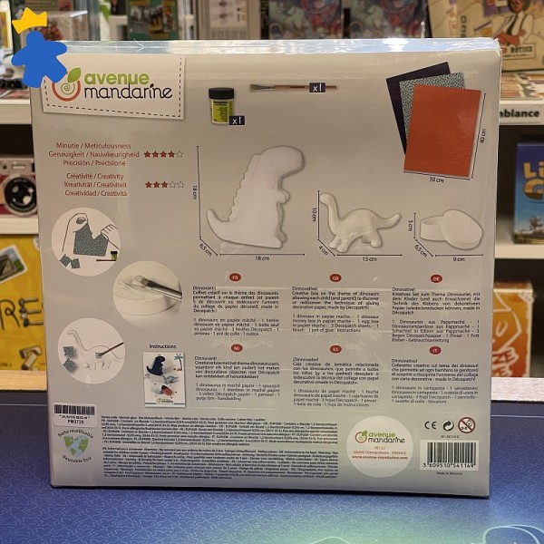 Coffret Décopatch Dinosaures - Avenue Mandarine