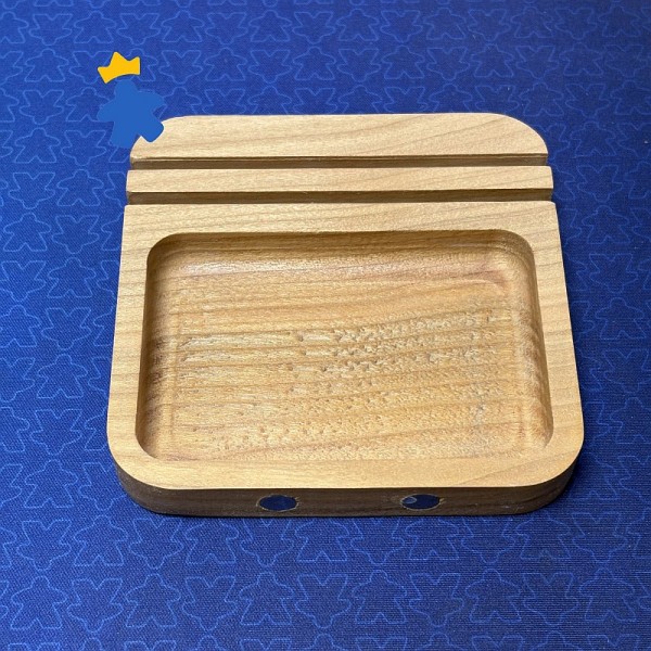 Plateau modulaire 1 compartiment et 2 rainures support cartes - LudoTray