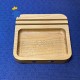 Plateau modulaire 1 compartiment et 2 rainures support cartes - LudoTray