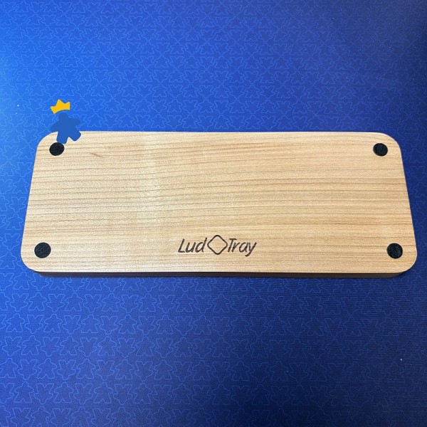 Plateau modulaire XXL 4 compartiments et 2 rainurages support cartes - LudoTray