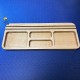Plateau modulaire XXL 4 compartiments et 2 rainurages support cartes - LudoTray