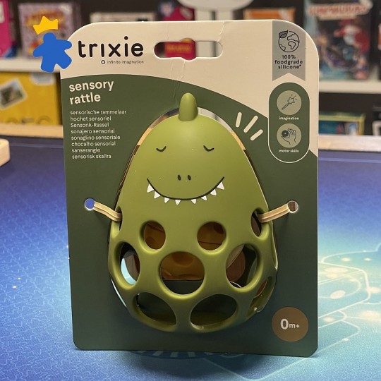Hochet sensoriel en silicone Mr Dino - Trixie