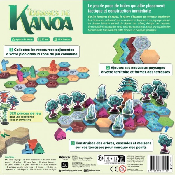 Les Terrasses de Kanoa - Unfriendly Games - Précommande disponibilité 13 novembre 2026