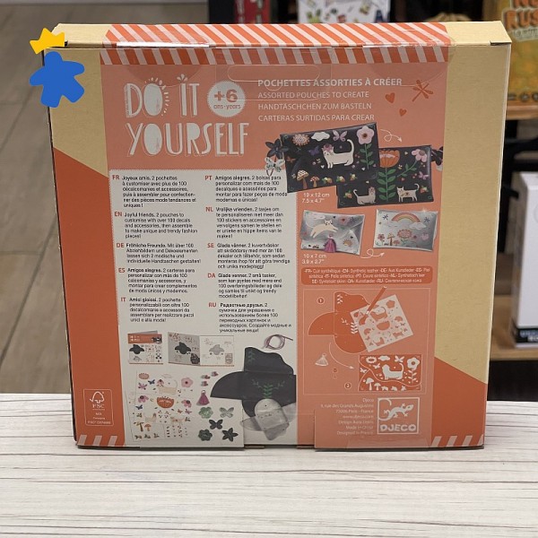Do iy Yourself - Pochettes assorties à créer Joyeux amis - Djeco