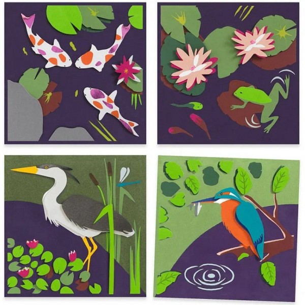 Tableau en 3D - Au bord de l'eau - Djeco