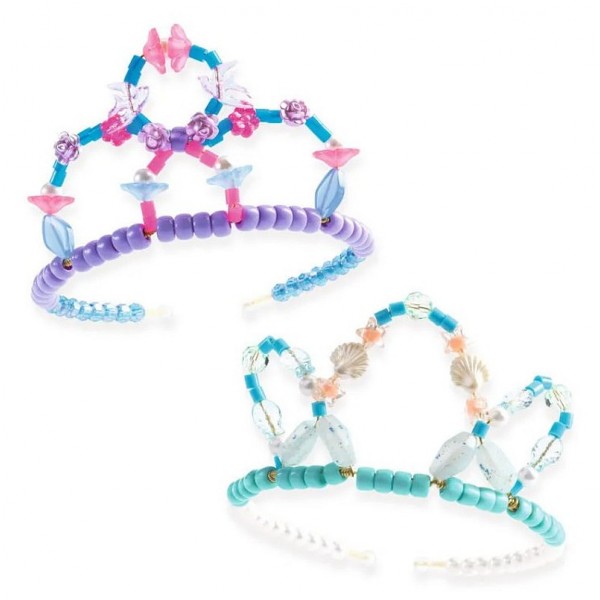Duo de tiares - Perles bleues - Djeco
