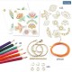 Do it Yourself - Bijoux à fabriquer en plastique magique - Plume et lotus - Djeco