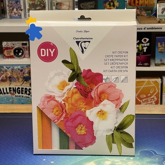 Diy - Kit Crépon Bouquet de fleurs - Clairefontaine