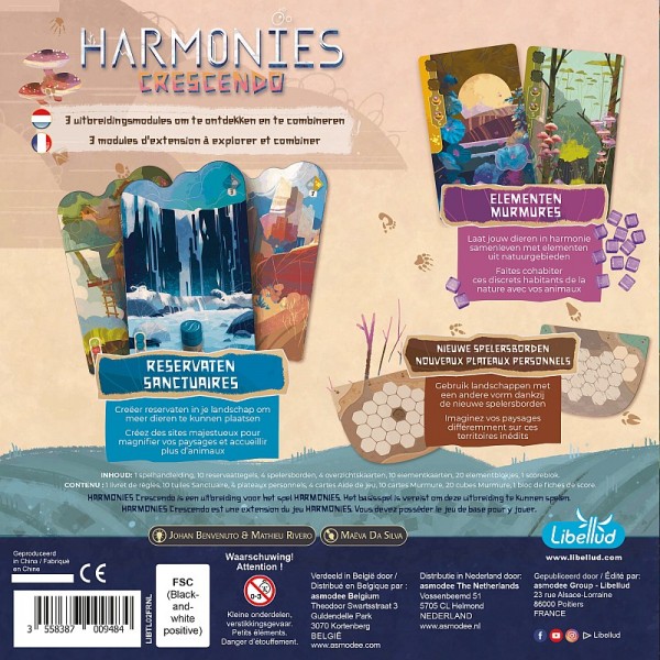 Harmonies extension Crescendo - Libellud - Sortie le 23/10