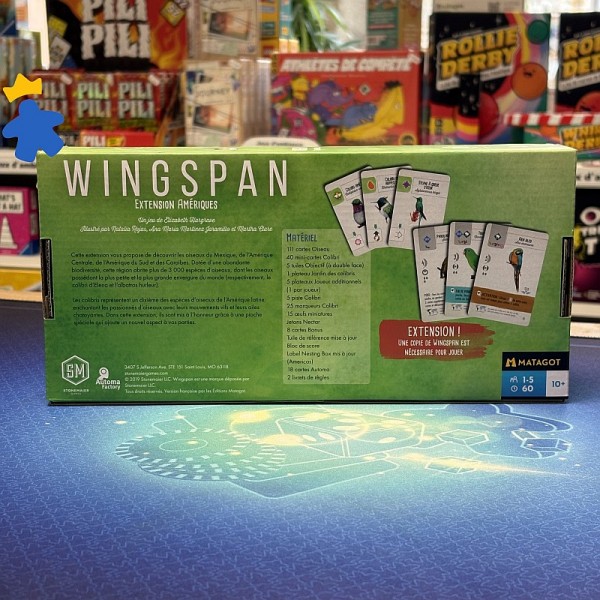 Wingspan extension Amériques - Matagot & Stonemaier