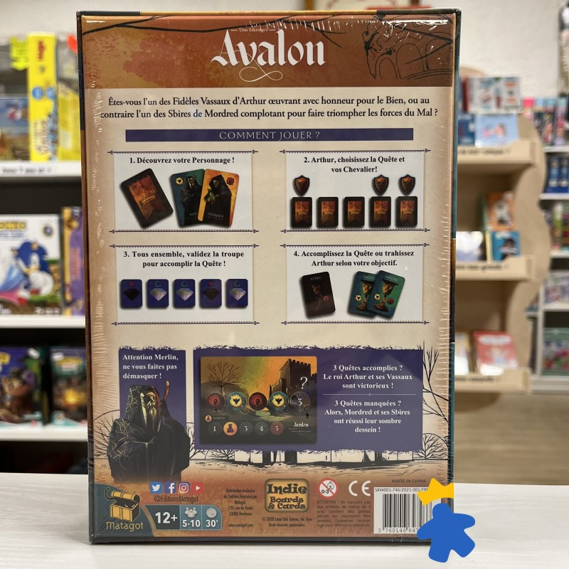 Avalon Deluxe Edition - by Indie Boards and Cards - Expanded Base Board Game