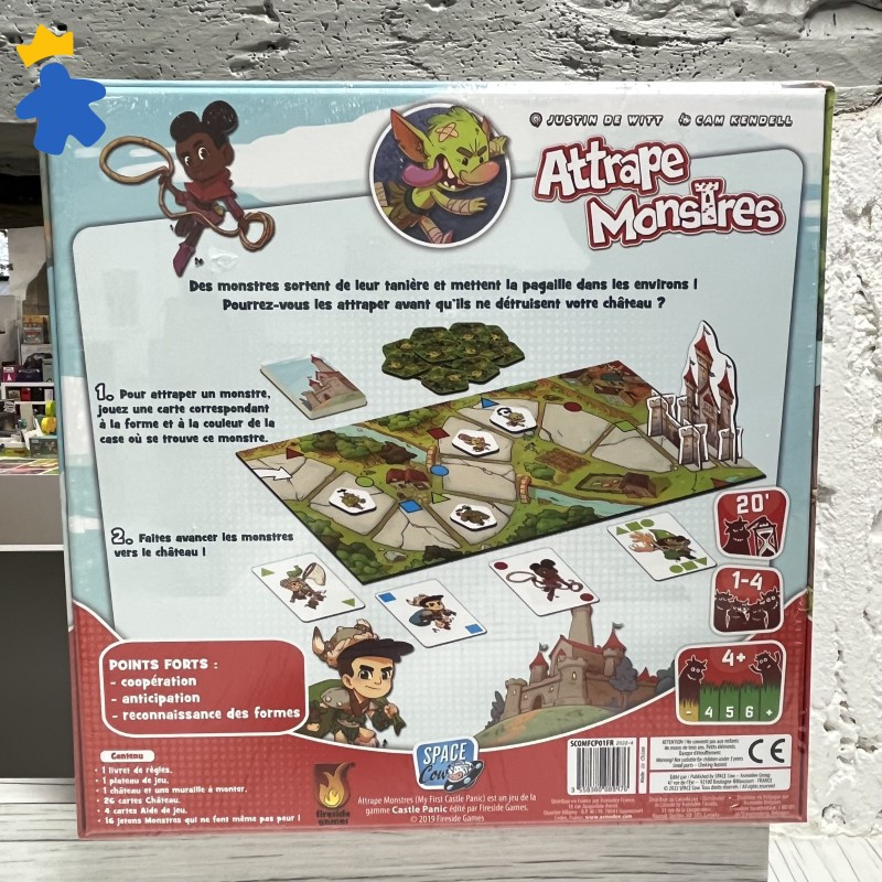 La Chasse Aux Monstres - Jeu De Société Coopératif Asmodee Pour Enfants Dès 3 Ans