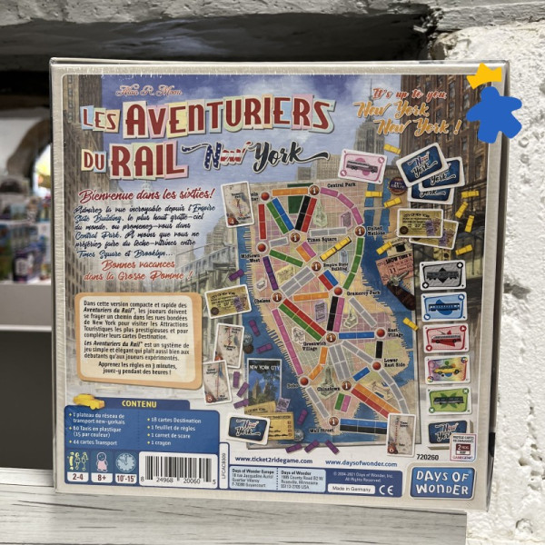 Les Aventuriers Du Rail : États-Unis - Jeu De Société Stratégique, 2 à 5 Joueurs, Dès 8 Ans, Version Française, Compatible Alexa