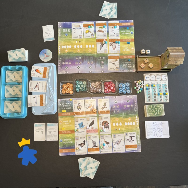 Jeu de stratégie Stonemaier Games jeu de société Wingspan en carton blanc/bleu