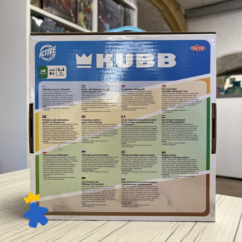 Jeu de lancer - LARS360 - Kubb - 12 cylindres en bois - Pour enfants et Jeu de lancer - LARS360 - Kubb - 12 cylindres en bois - Pour enfants et