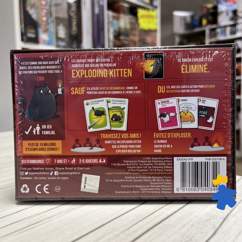 Exploding Kittens - Meilleur jeu d'ambiance et de cartes +7 ans