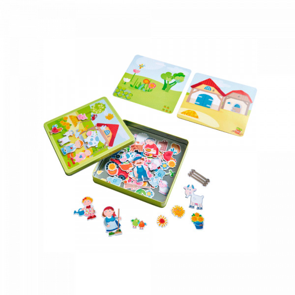 Boîte de Jeu Magnétique - La Ferme de Pierre et Pauline - Haba