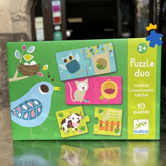 Puzzle duo Habitat - Djeco