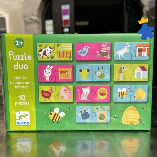 Puzzle duo Habitat - Djeco