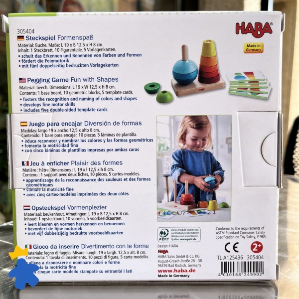 Jeu à enficher Plaisir de formes - Haba