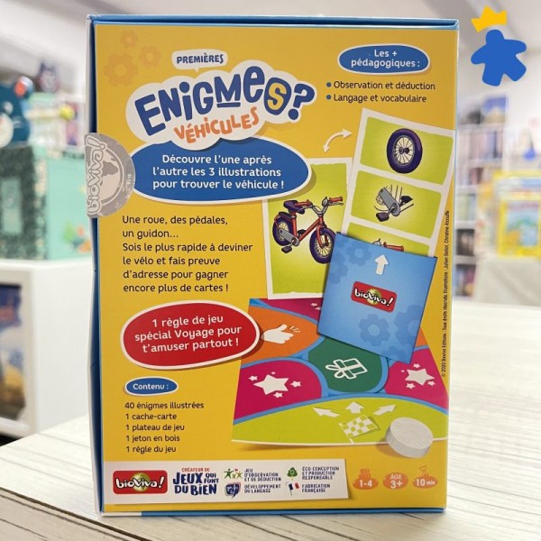 Premières énigmes - Véhicules - Bioviva