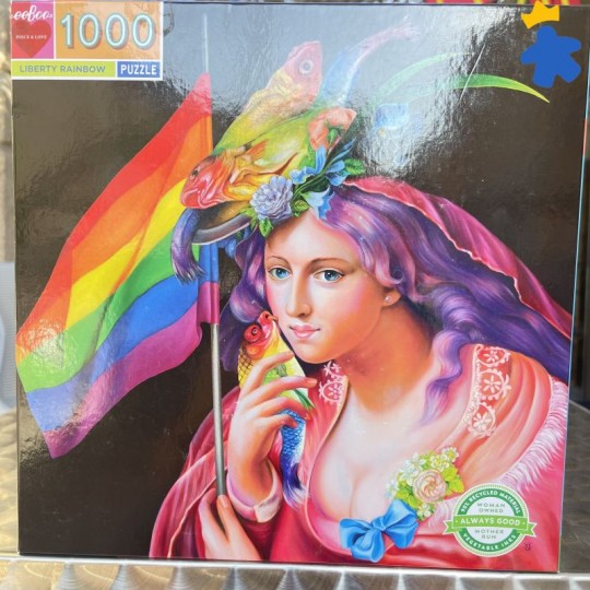 Puzzle 1000 pièces Liberty Rainbow - Eeboo