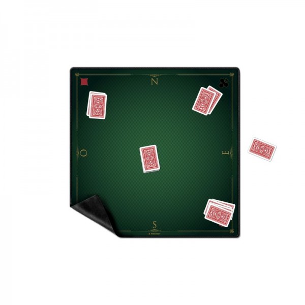 Tapis de cartes Prestige vert 60 x 60 cm - Wogamat