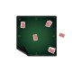 Tapis de cartes Prestige vert 60 x 60 cm - Wogamat