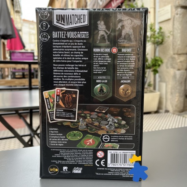 Unmatched Robin des Bois vs Bigfoot - Iello, Mondo Games & Restoration Games