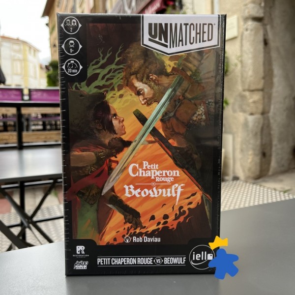 Unmatched Petit Chaperon Rouge vs Beowulf - Iello, Mondo Games & Restoration Games