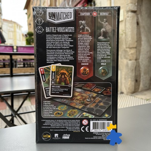 Unmatched Petit Chaperon Rouge vs Beowulf - Iello, Mondo Games & Restoration Games