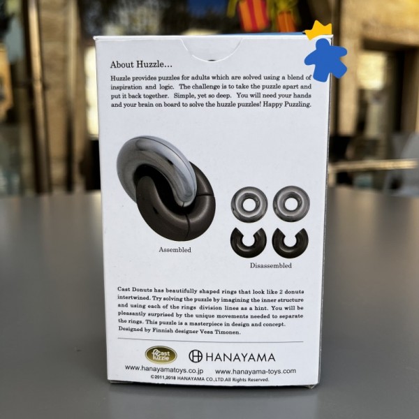 Huzzle Donuts - Cast Puzzle & Hanayama