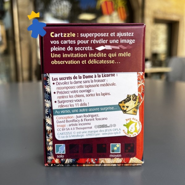 Cartzzle La dame à la licorne - Opla