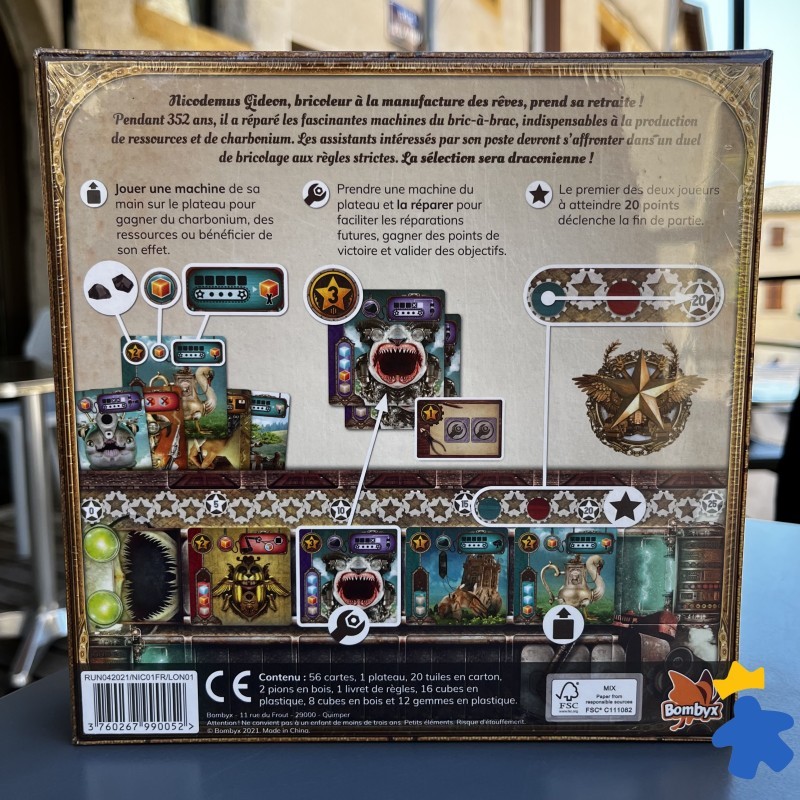 Nicodemus Bombyx Gioco Da Tavolo Per 2 Giocatori | Duello Di Macchinisti Dai 14 Anni - 2