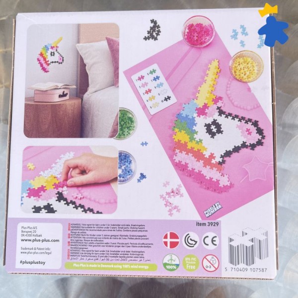 Puzzle par numéro Licorne 250 pcs - Plus Plus
