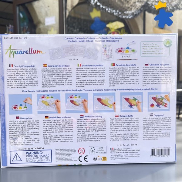 Sentosphère - AQUARELLUM GEANT - 6802 - MONDE ENCHANTE - Kit peinture Sentosphère - AQUARELLUM GEANT - 6802 - MONDE ENCHANTE - Kit peinture