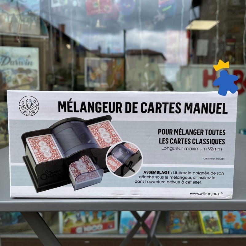Mélangeur De Cartes Automatique Wilson - Mélange Rapide Et Homogène, Jusqu'à 110 Cartes, Fonctionne Sur Piles AA - 9