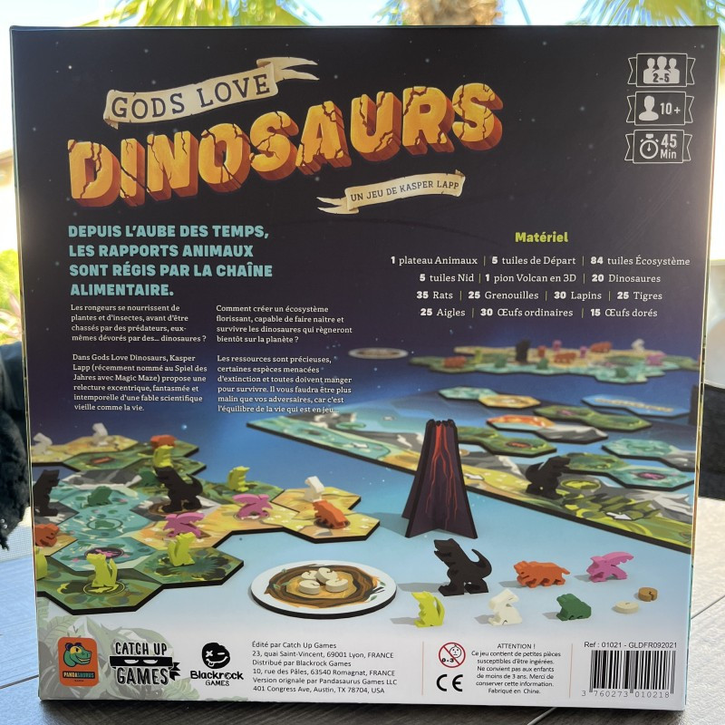 Jeu De Société 4 Gods - Asmodee - Complet - Occasion