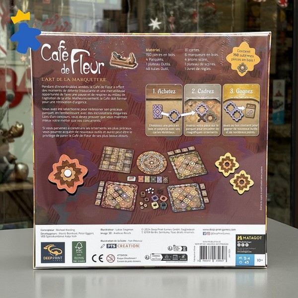 Café de Fleur : l'Art de la Marqueterie - Deep Print Games & Matagot