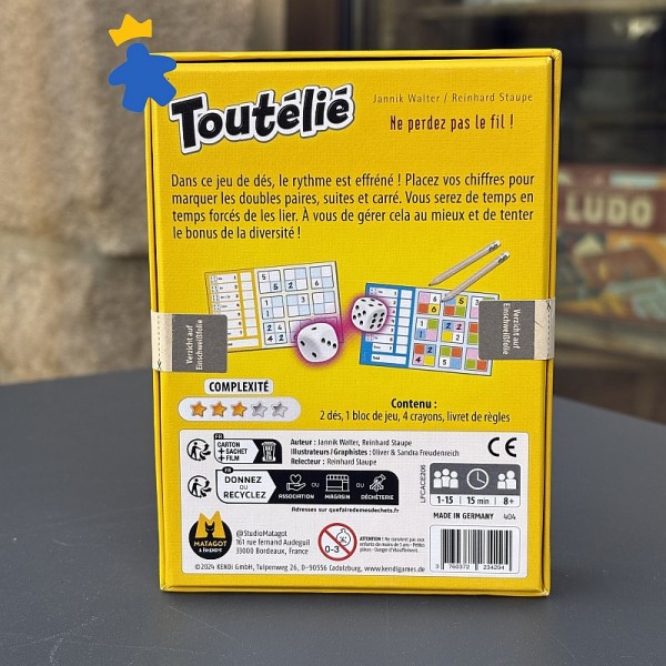 Toutélié - Kendi Games & Matagot