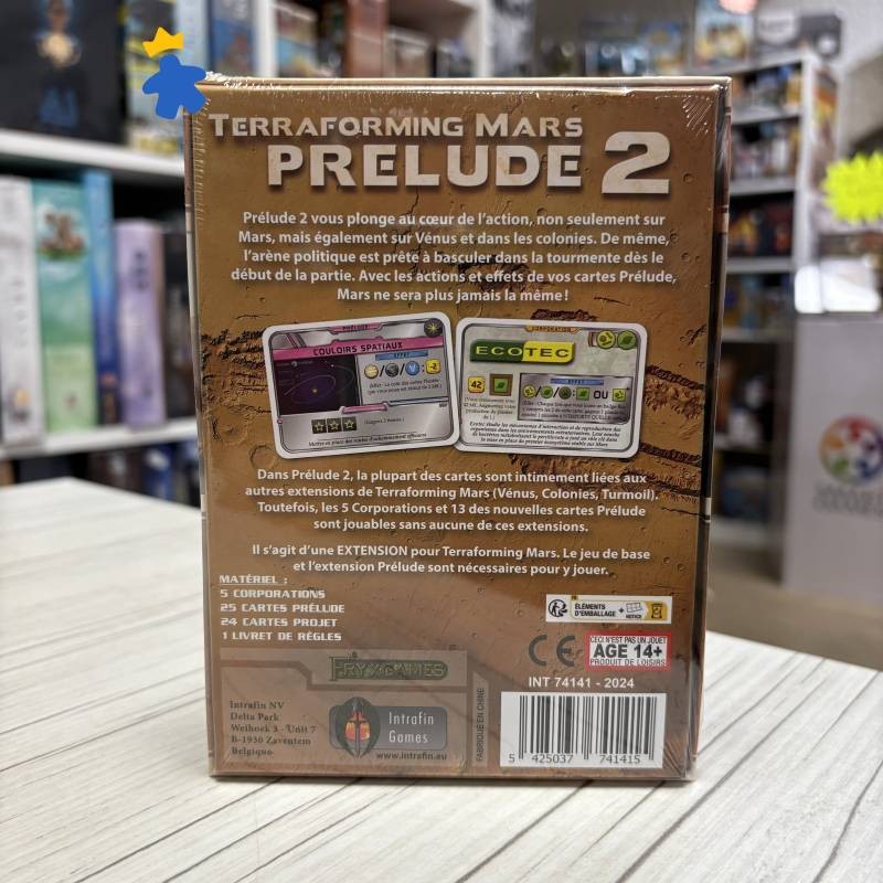 INTRAFIN Terraforming Mars - Prelude 2 - Promo Pack 20 Cartes - Version Française