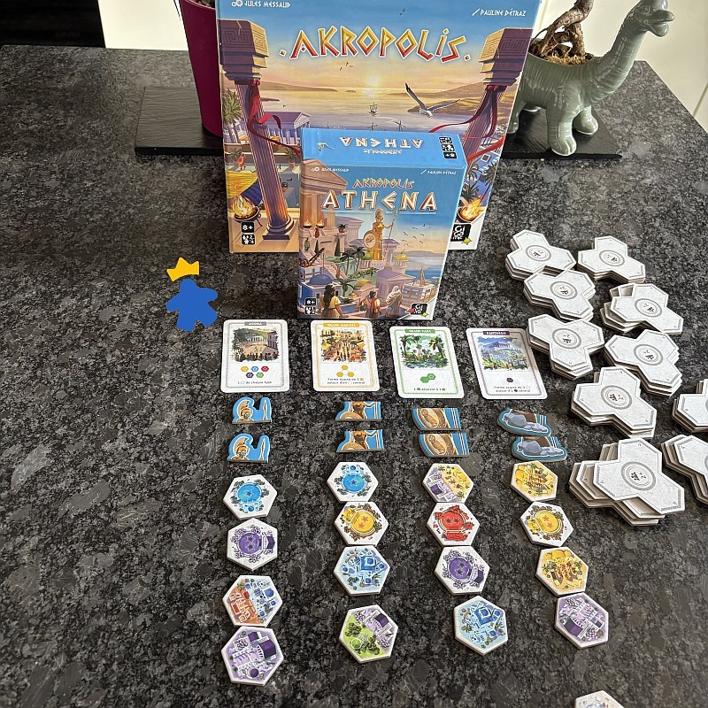 ATHENA espansione per AKROPOLIS gioco da tavolo GESTIONALE gigamic IN ITALIANO età 8