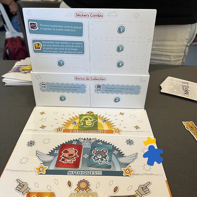 Stickers - Top des jeux de collection de cartes évolutif - Meepland
