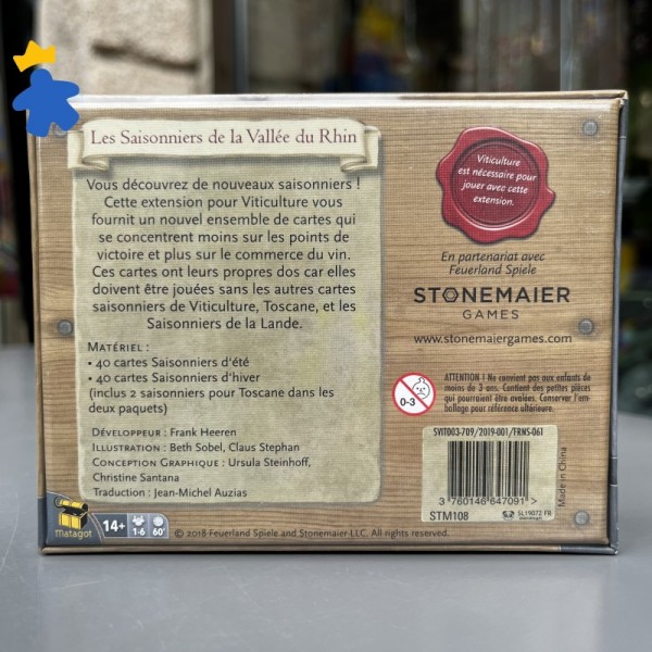 Viticulture Les Saisonniers de la Vallée du Rhin - Stonemaier Games & Matagot