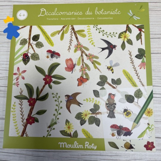 Décalcomanies Le botaniste - Le jardin du Moulin - Moulin Roty